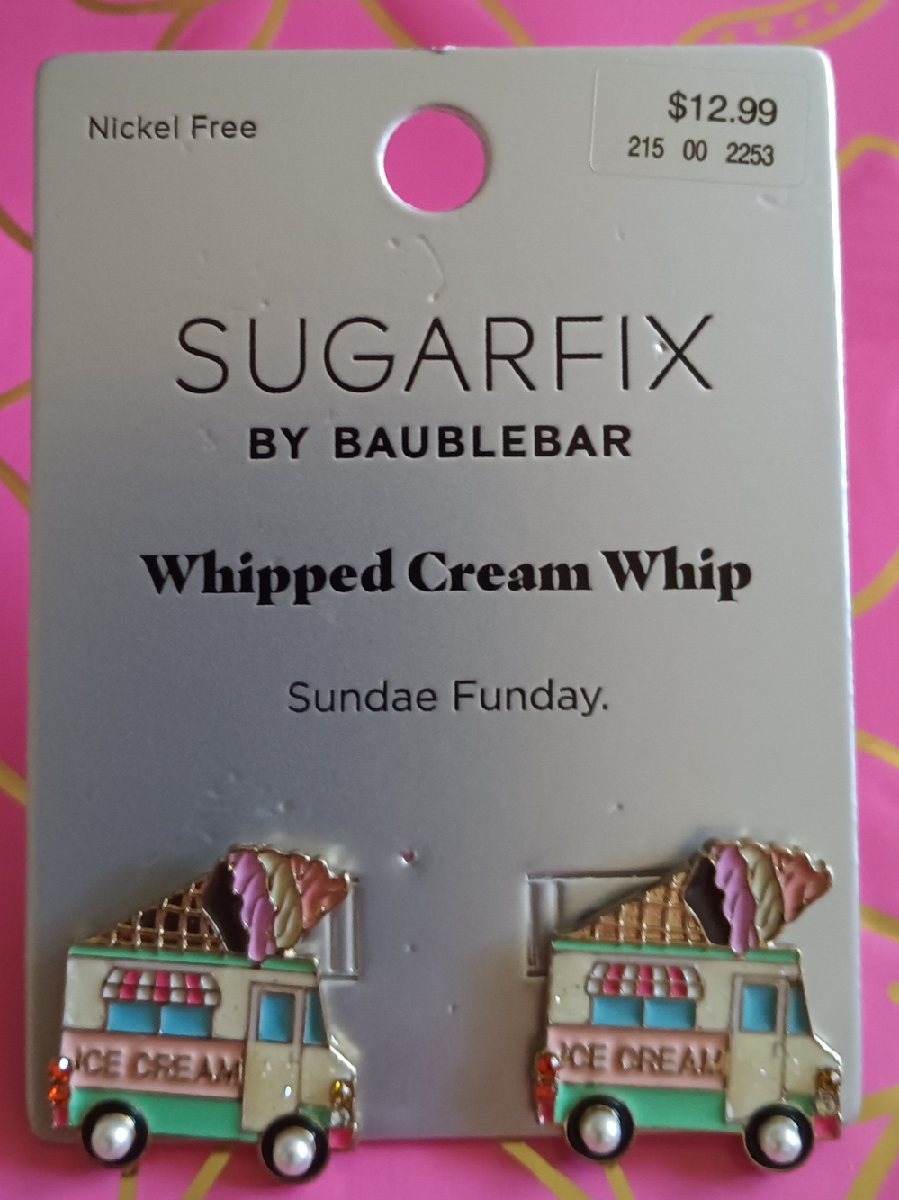 SUGARFIX BY BAUBLEBAR WHIPPED CREAM WHIP EARRINGS
